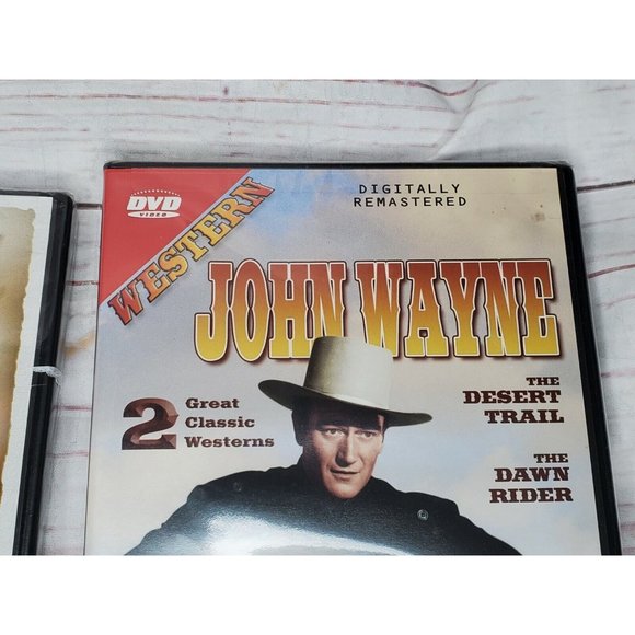 2 Digitally Remastered John Wayne Western Movie Cowboy Movie Bundle - Picture 5 of 9